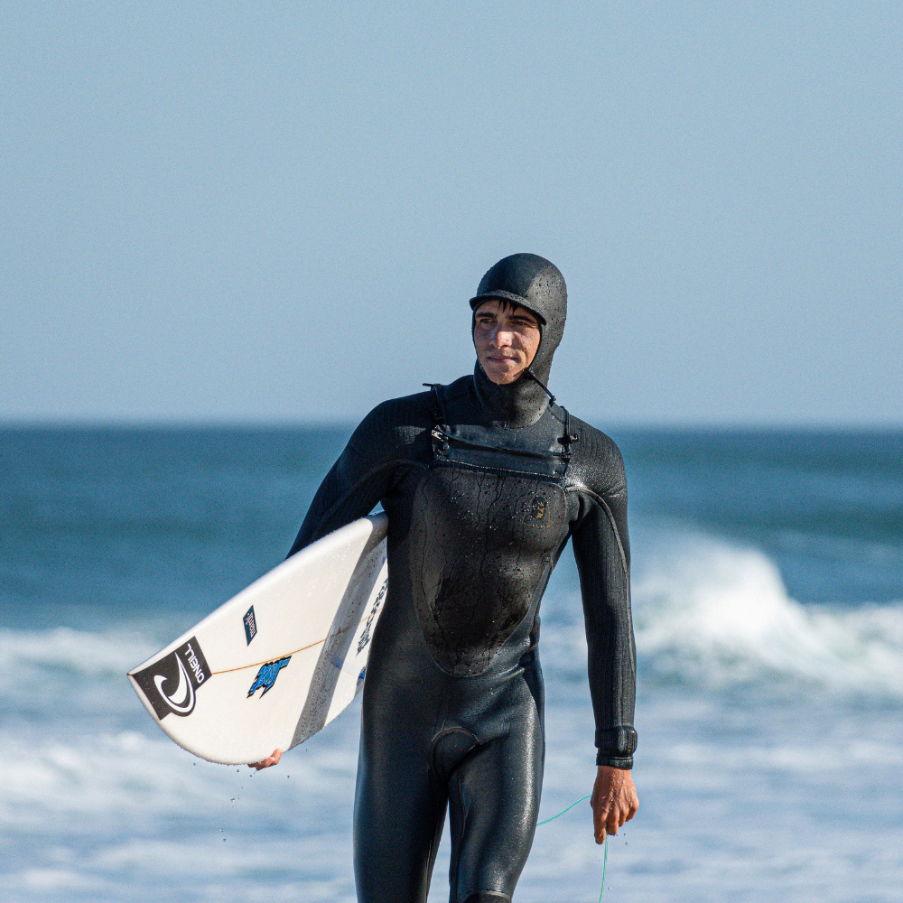 2025 O'Neill Mens Mutant Legend 5/4mm Chest Zip Hooded Wetsuit 5369 - Black